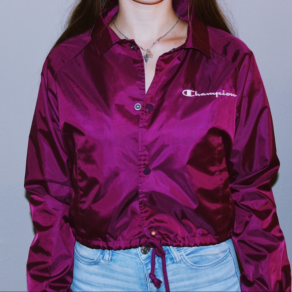 Cropped champion windbreaker